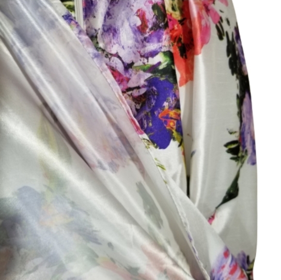 My Michelle Skirt Purple Floral Maxi Size 5 - Picture 8 of 13